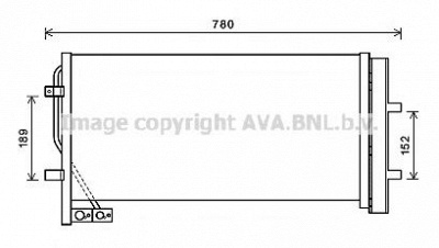 AVA QUALITY COOLING ai5382d -  Конденсатор, кондиционер